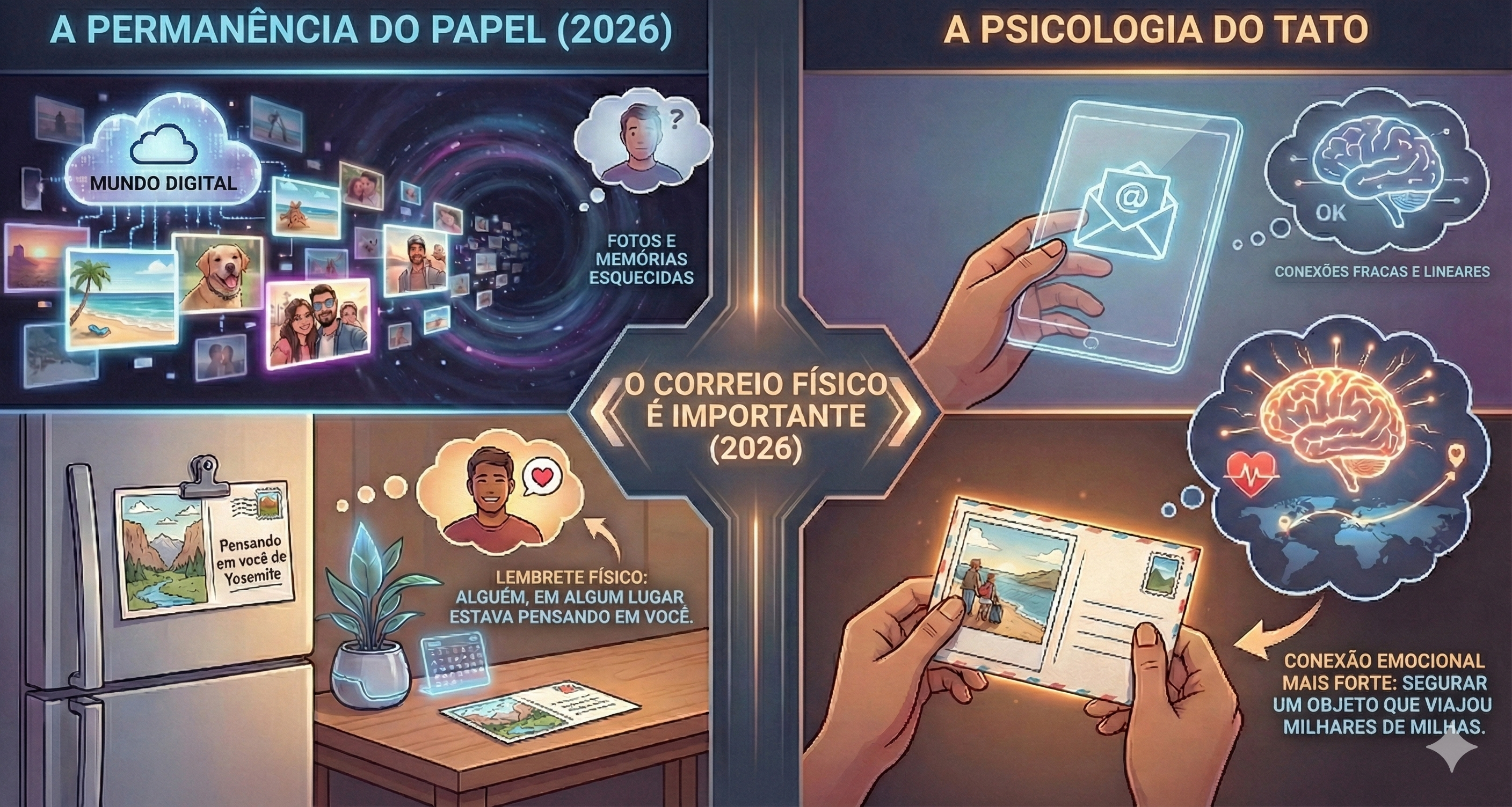 Por que o correio físico ainda importa em 2026