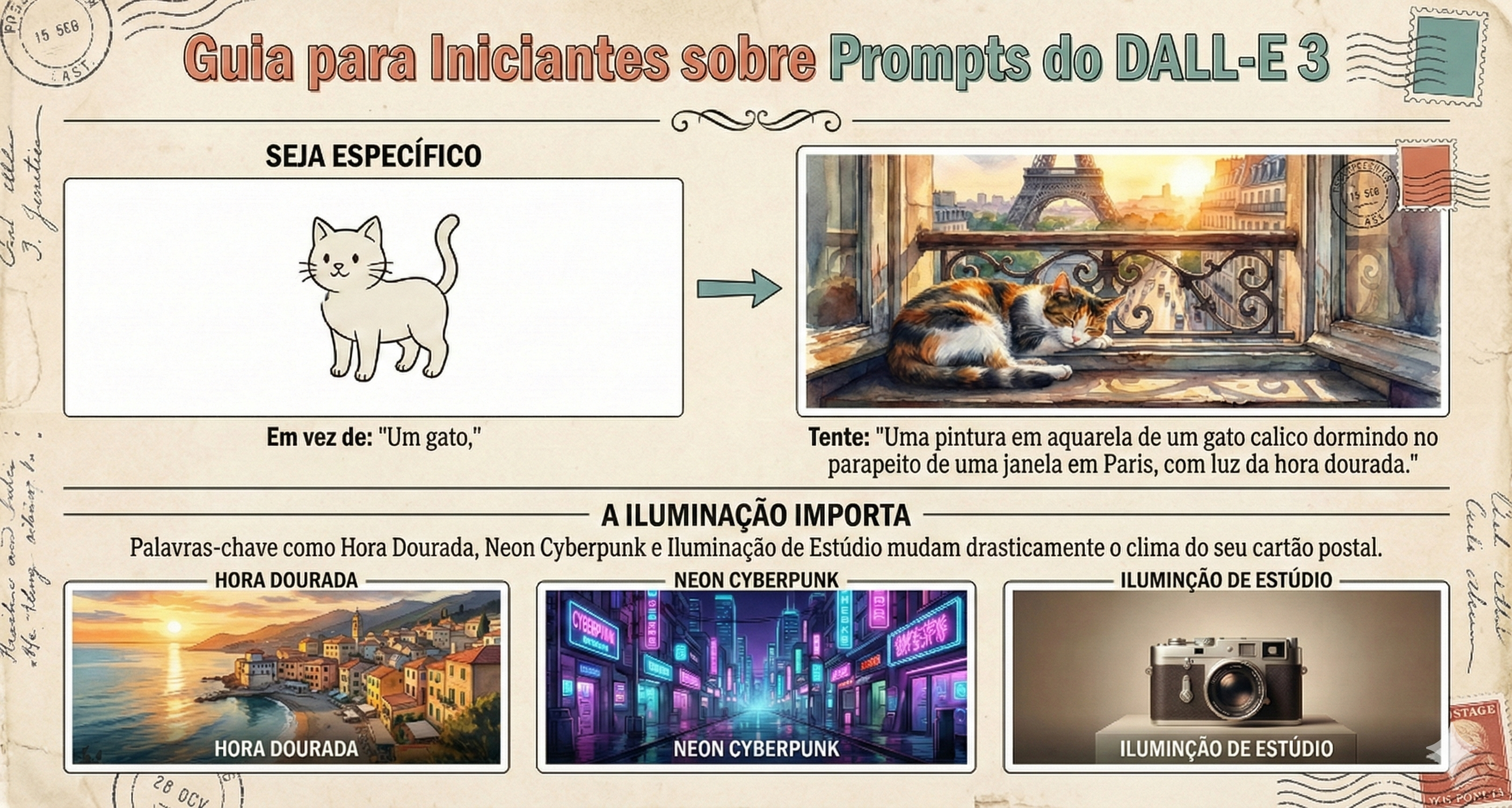 Guia para Iniciantes em DALL-E 3 Prompts